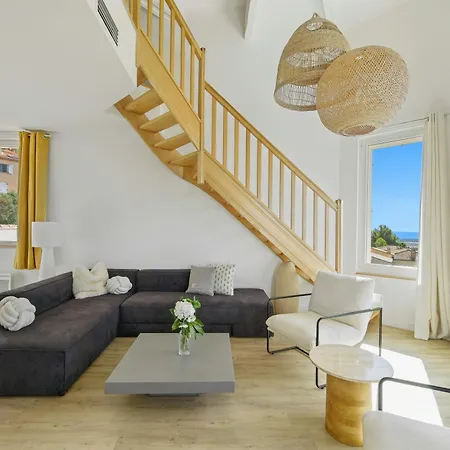 Appartement Sea View Duplex At Giens Peninsula Hyères